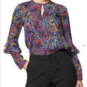 LK Bennett 100% silk blouse excellent size 4